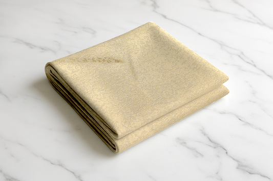 Golden Weave curtain in soft gold with subtle woven pattern, ideal for warm and elegant interior decor